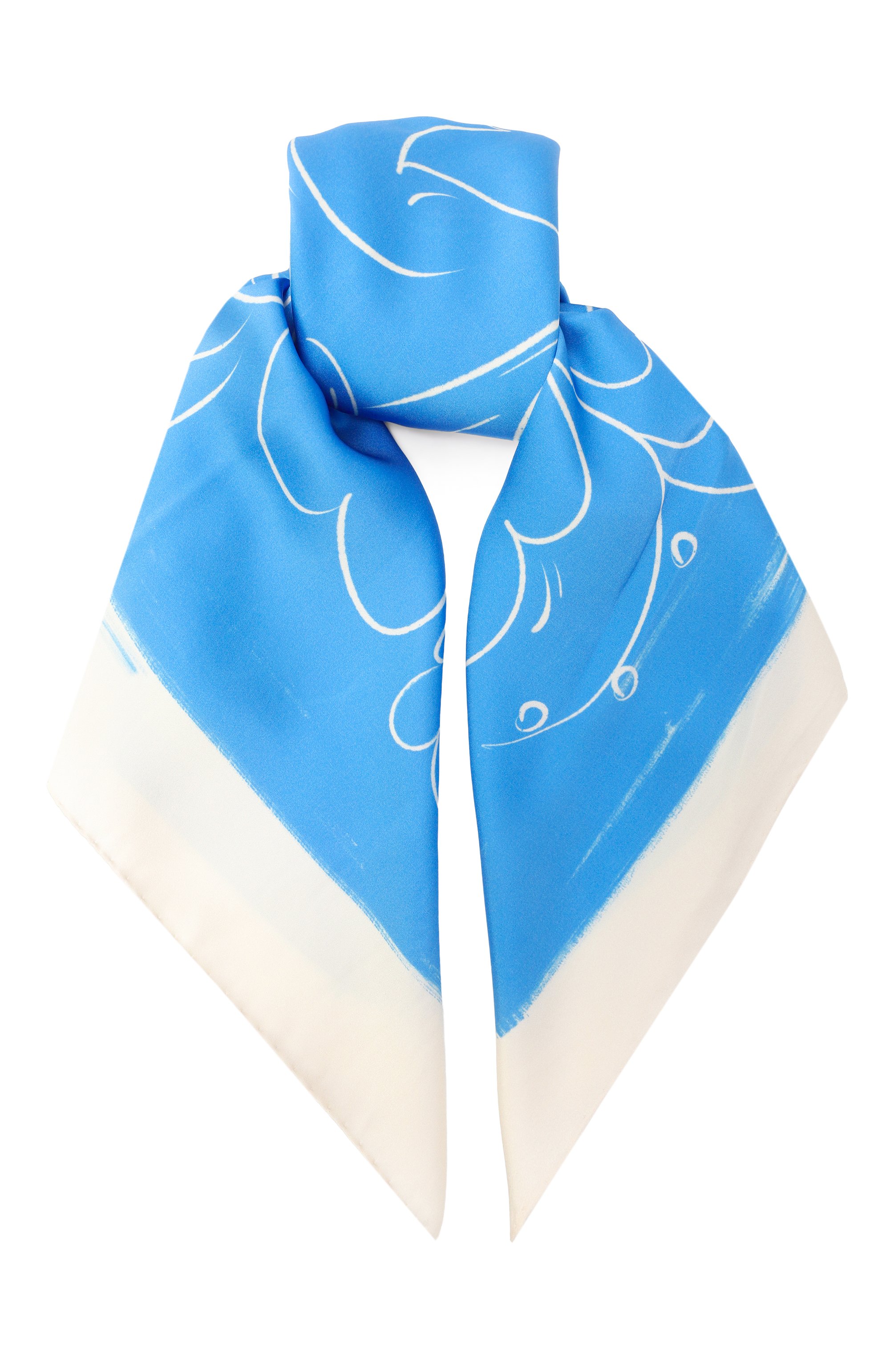 Шелковый платок ХОХЛОМА Х АЛЕНА АХМАДУЛЛИНА, арт. WTA2242, фото 1