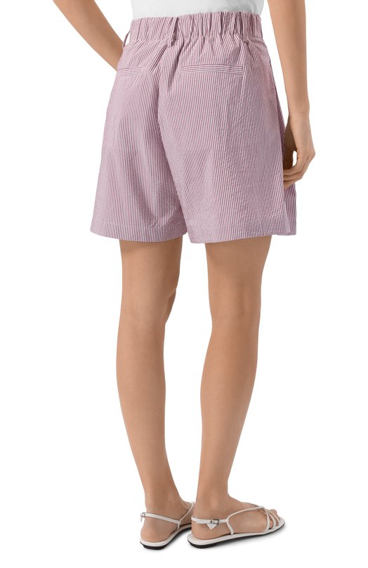 Шорты Brunello Cucinelli MH741DV499 Бордовый  MH741DV499 Фото 4