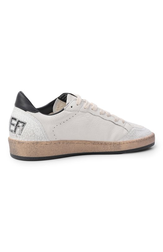 Кожаные кеды Ball Star Golden Goose Deluxe Brand GMF00117.F003771 Кремовый  GMF00117.F003771 Фото 4