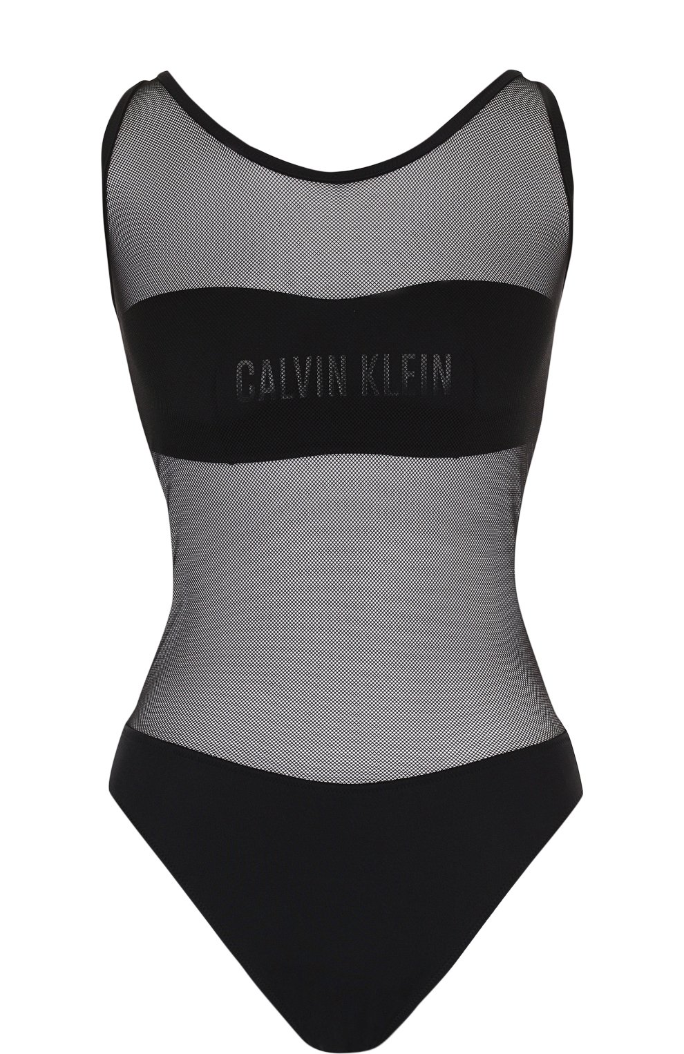 Слитный купальник с перфорированием и открытой спиной CALVIN KLEIN, арт. KW0KW00274, фото 1