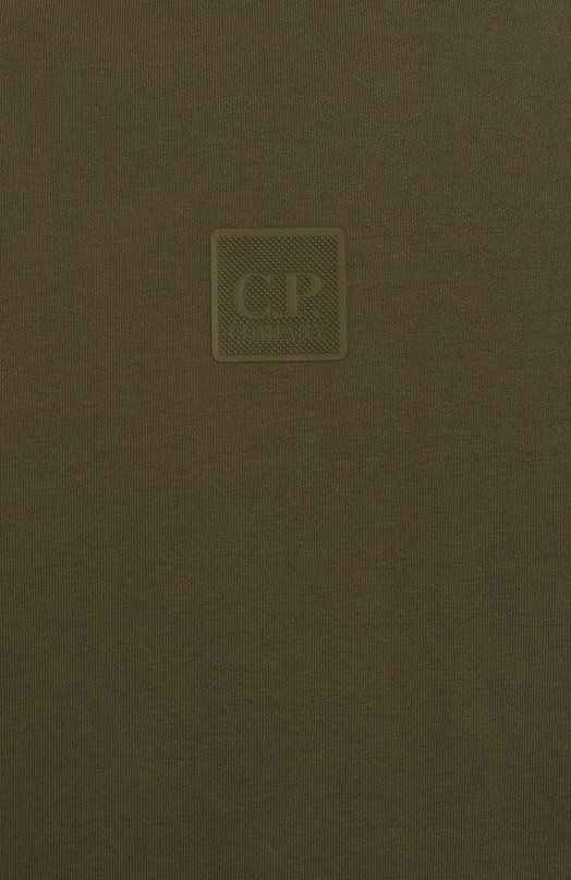Хлопковый свитшот C.P. Company 18CLSS032A006452W Хаки  18CLSS032A006452W Фото 6