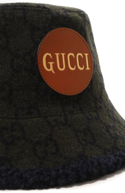Панама из шерсти и вискозы off the grid GUCCI, арт. 604194 4HAMI, фото 4