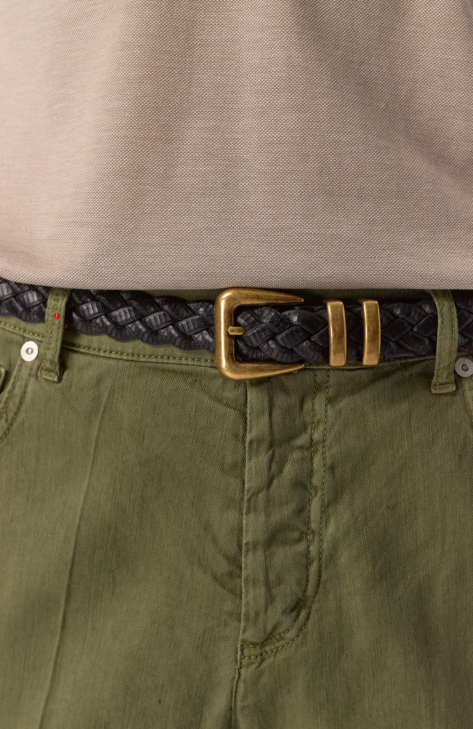 Кожаный ремень BRUNELLO CUCINELLI, арт. MAUZT253, фото 2