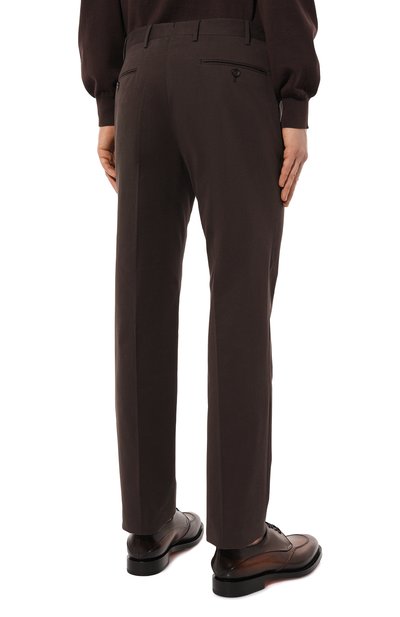 Брюки из хлопка и кашемира CORNELIANI, арт. 934B02-9314510, фото 4