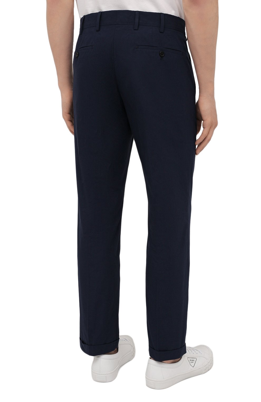 Хлопковые брюки PRADA, арт. SPD91-1BJ2-F0ABM-172, фото 4