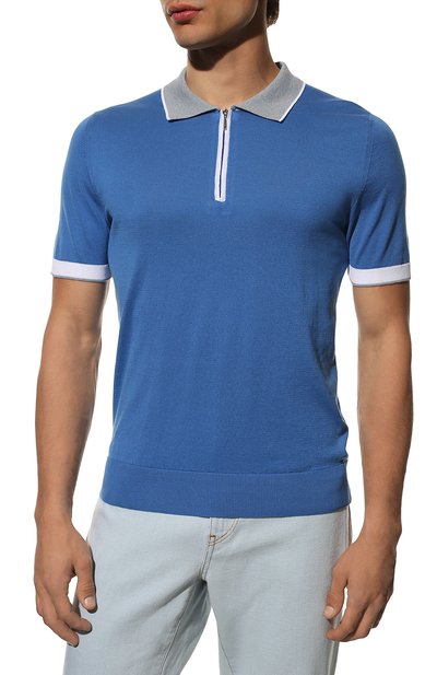 Хлопковое поло ANDREA CAMPAGNA, арт. P22-104, фото 3