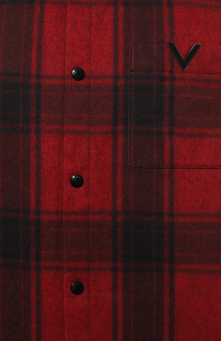 Хлопковая куртка-рубашка VALENTINO, арт. 5V3CI006A8T, фото 5