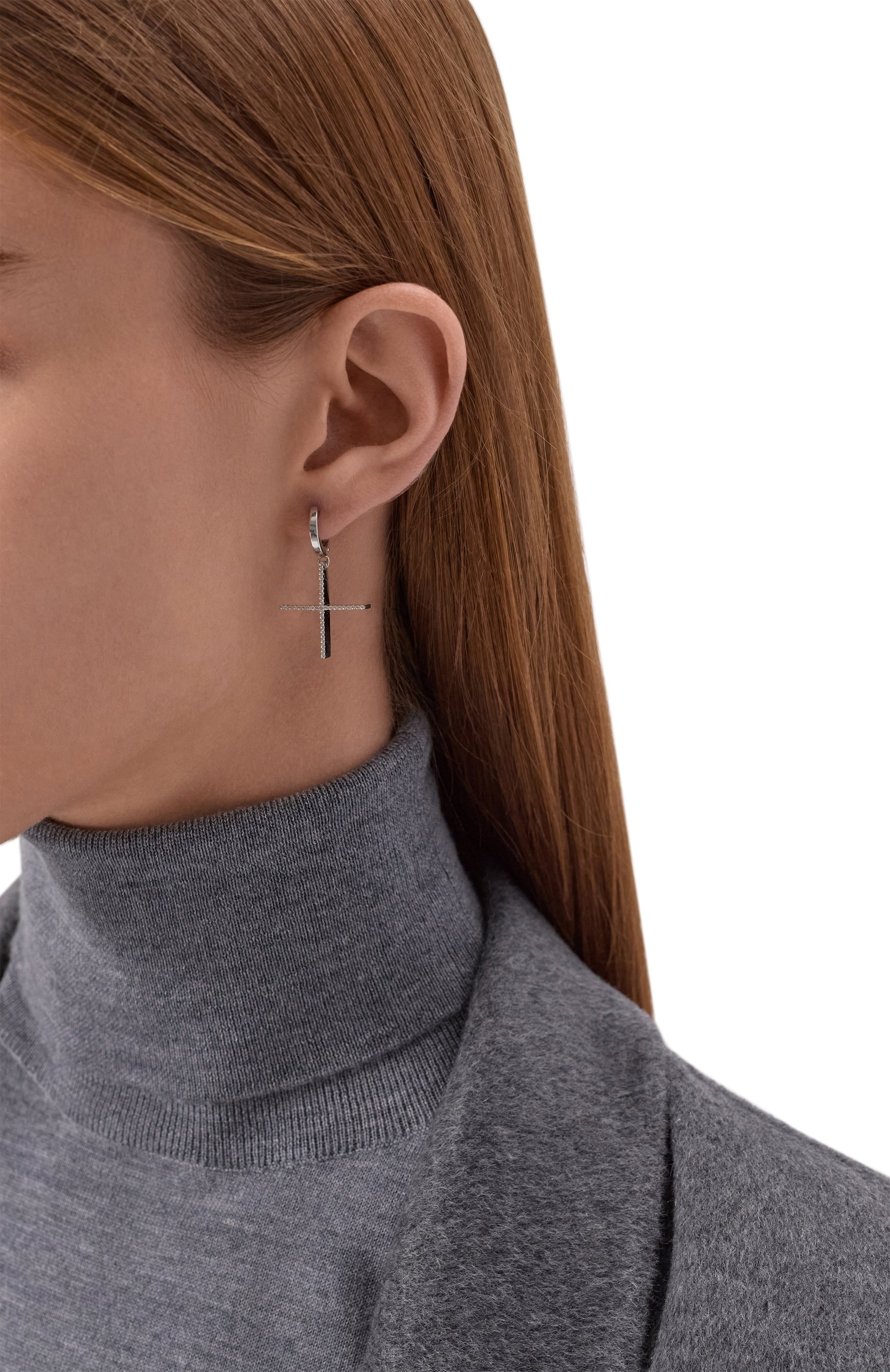 Моносерьга плюс vsj MOONKA, арт. NCS-CER-38TPZ-1, фото 2