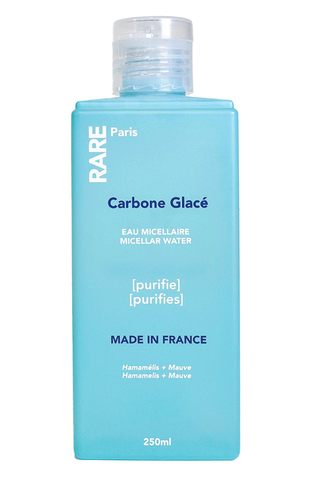 Очищающая мицеллярная вода carbone glacé (250ml) RARE PARIS, арт. 3701213800223, фото 1