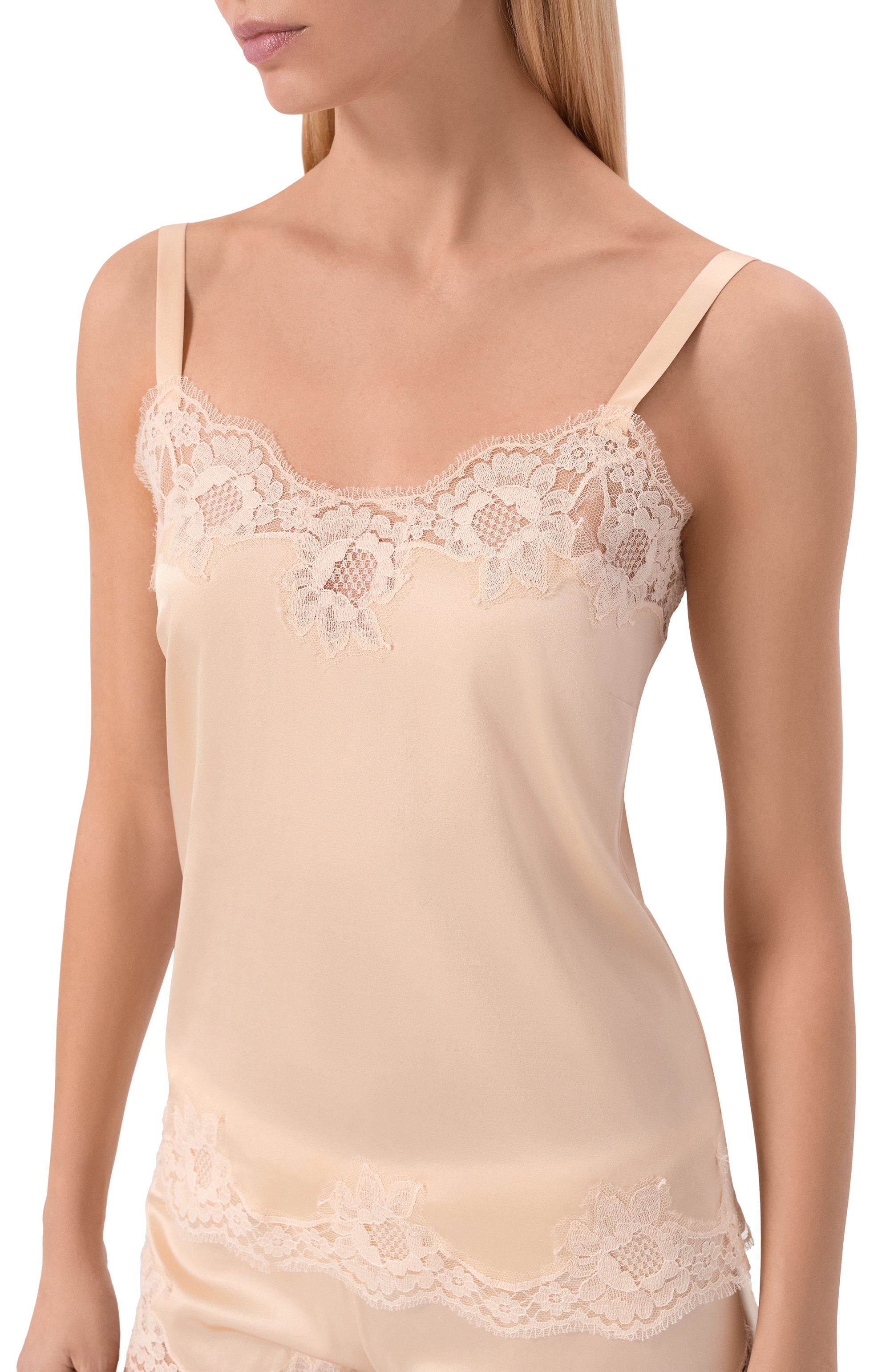 Топ из шелка и хлопка DOLCE & GABBANA, арт. 07A00T/0N013, фото 5