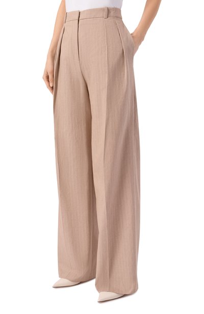 Брюки из хлопка и льна HUGO, арт. 50559771, фото 3