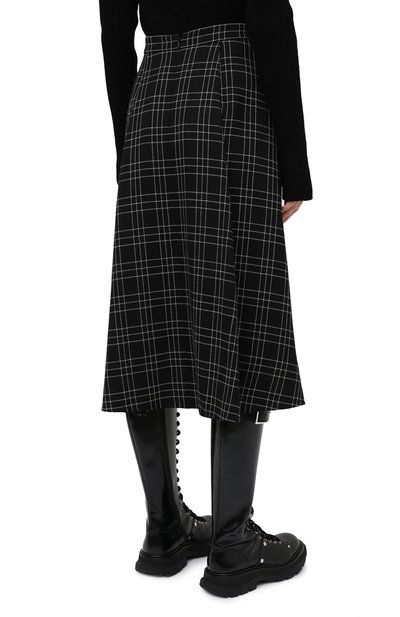 Шерстяная юбка ALEXANDER MCQUEEN, арт. 642000/QJAB5, фото 4