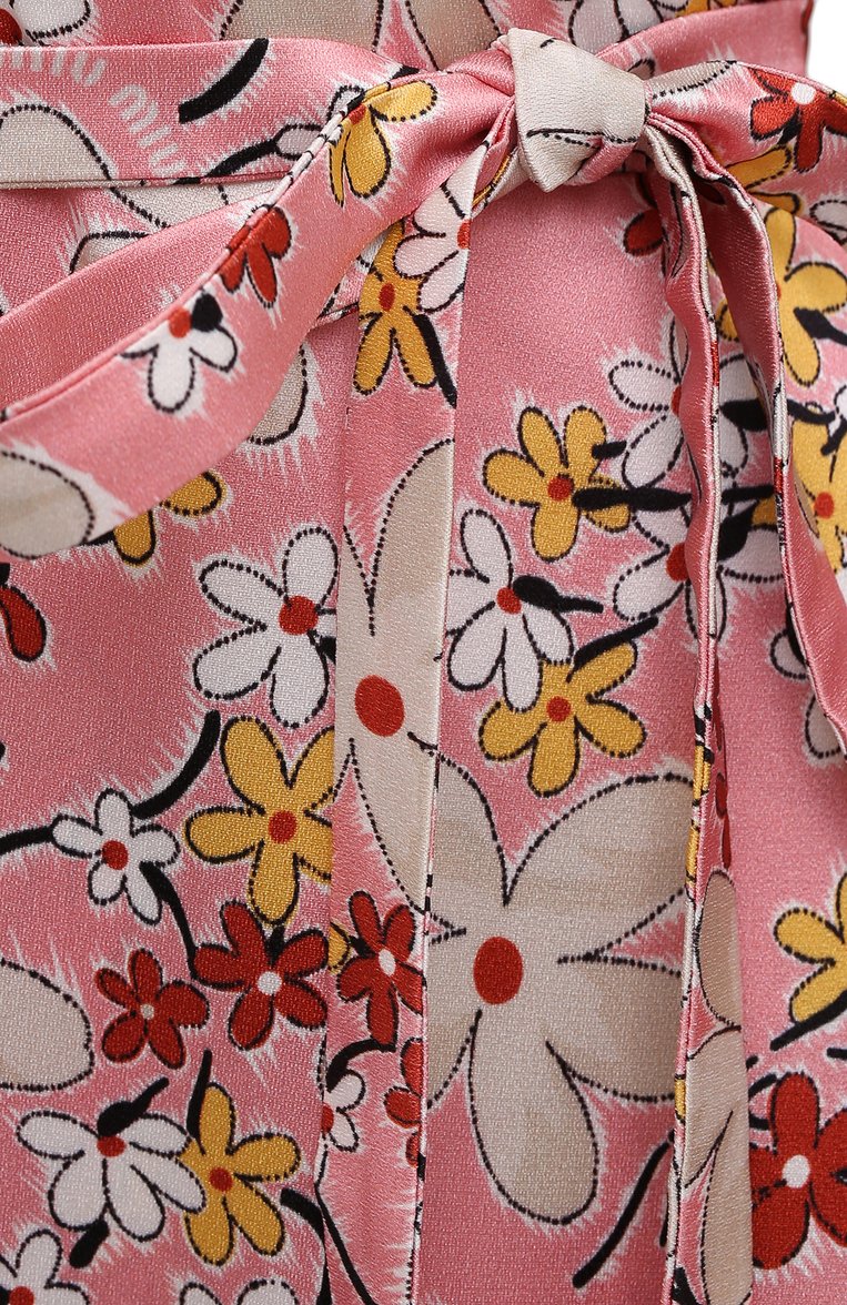 Атласное платье MIU MIU, арт. MF4065-1YFY-F0D61, фото 5