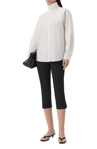 Женская рубашка из хлопка и шелка 12 STOREEZ, арт. 137580