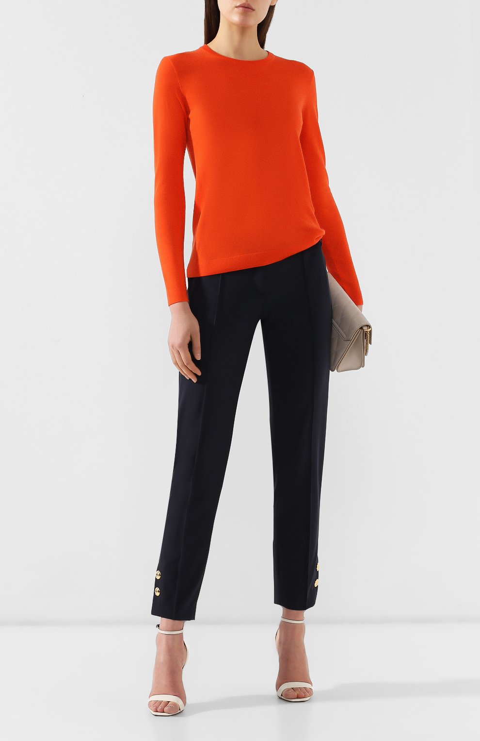 Кашемировый пуловер RALPH LAUREN оранжевого цвета по цене 79150 руб., арт. 290615194, фото 2 Кашемировый пуловер RALPH LAUREN, арт. 290615194, фото 2