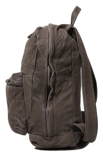 Кожаный рюкзак GIORGIO BRATO темно-серого цвета по цене 77950 руб., арт. BS23S2401V, фото 4 Кожаный рюкзак GIORGIO BRATO, арт. BS23S2401V, фото 4