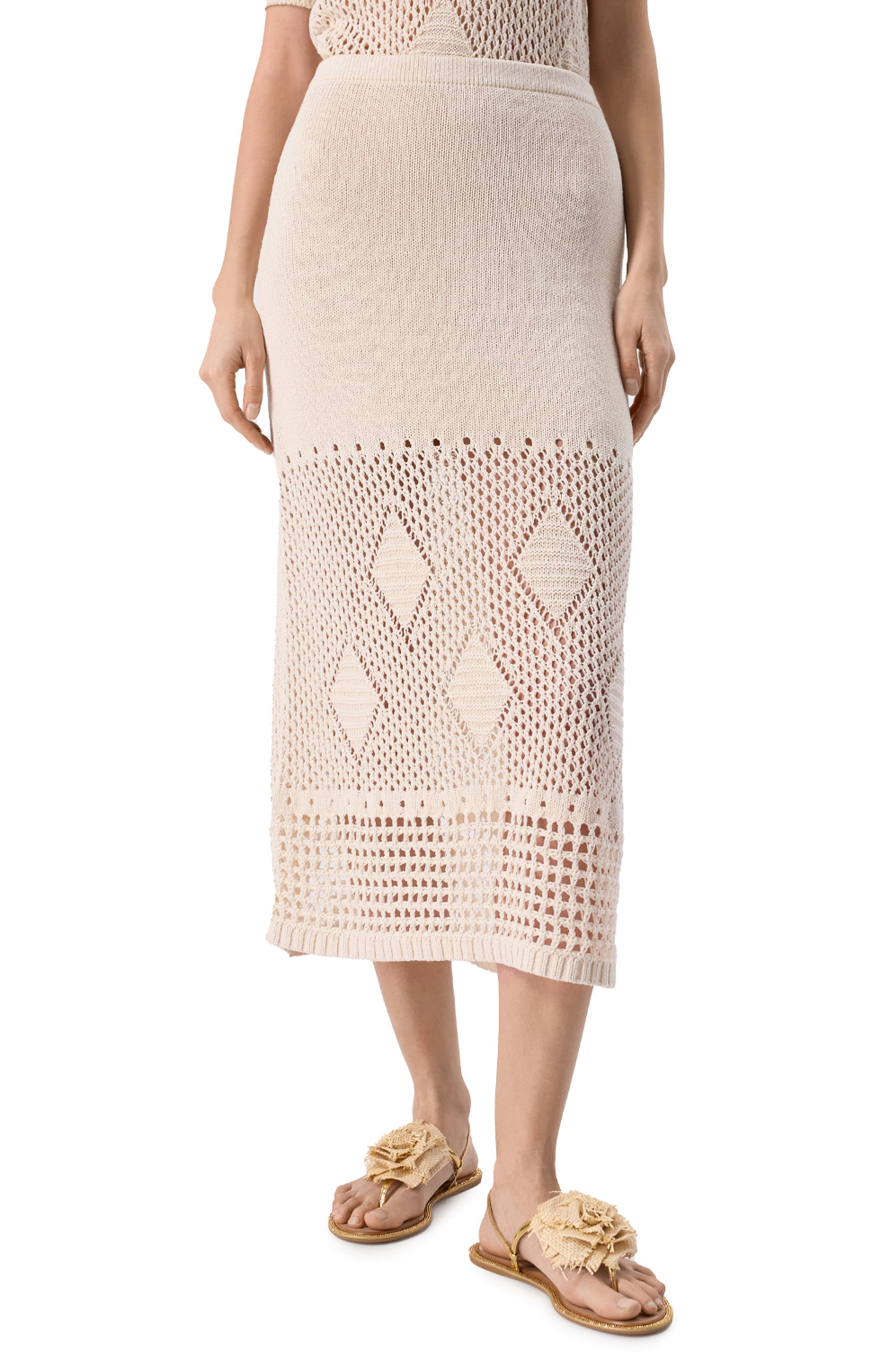 Юбка из шелка и льна MVST, арт. 25E/X2P/0/AC02/7660, фото 3