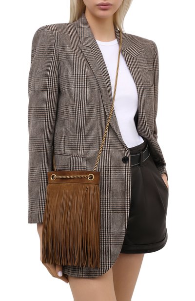 Сумка grace small SAINT LAURENT, арт. 633753/0U0JW, фото 5