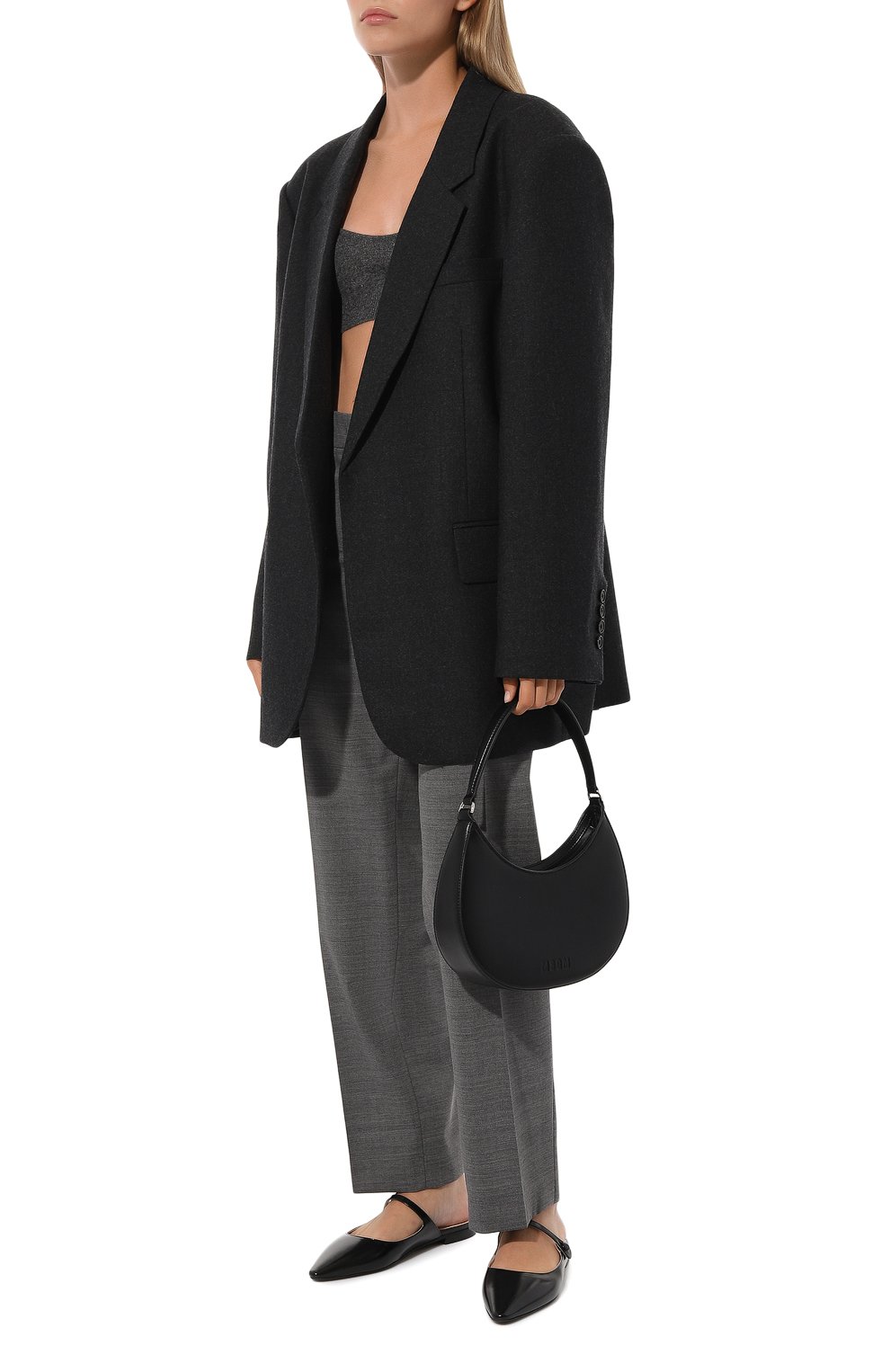 Шерстяные брюки PRADA, арт. P2469-J8A-F0480-221, фото 2