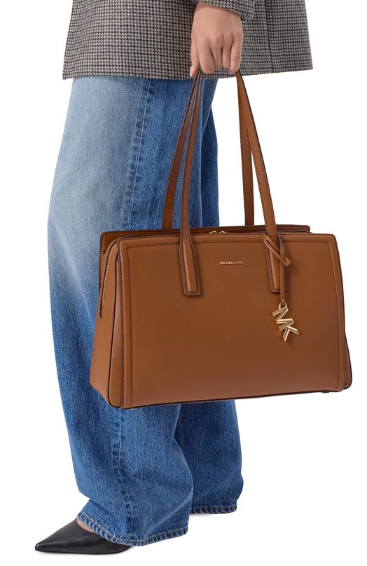 Сумка-тоут Laila medium MICHAEL Michael Kors 30S5G9IT2L Коричневый  30S5G9IT2L Фото 2
