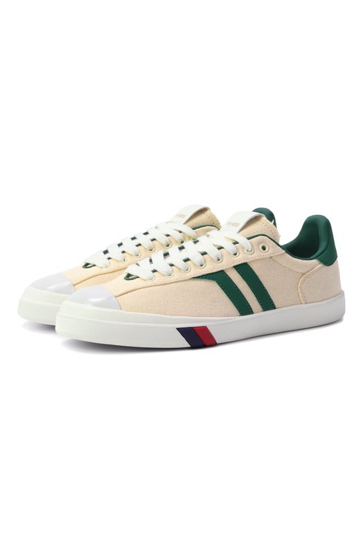 Текстильные кеды Court Ace Pro-Keds 1949 C0URT ACE/CANVAS & LEATHER Кремовый C0URT ACE/CANVAS & LEATHER