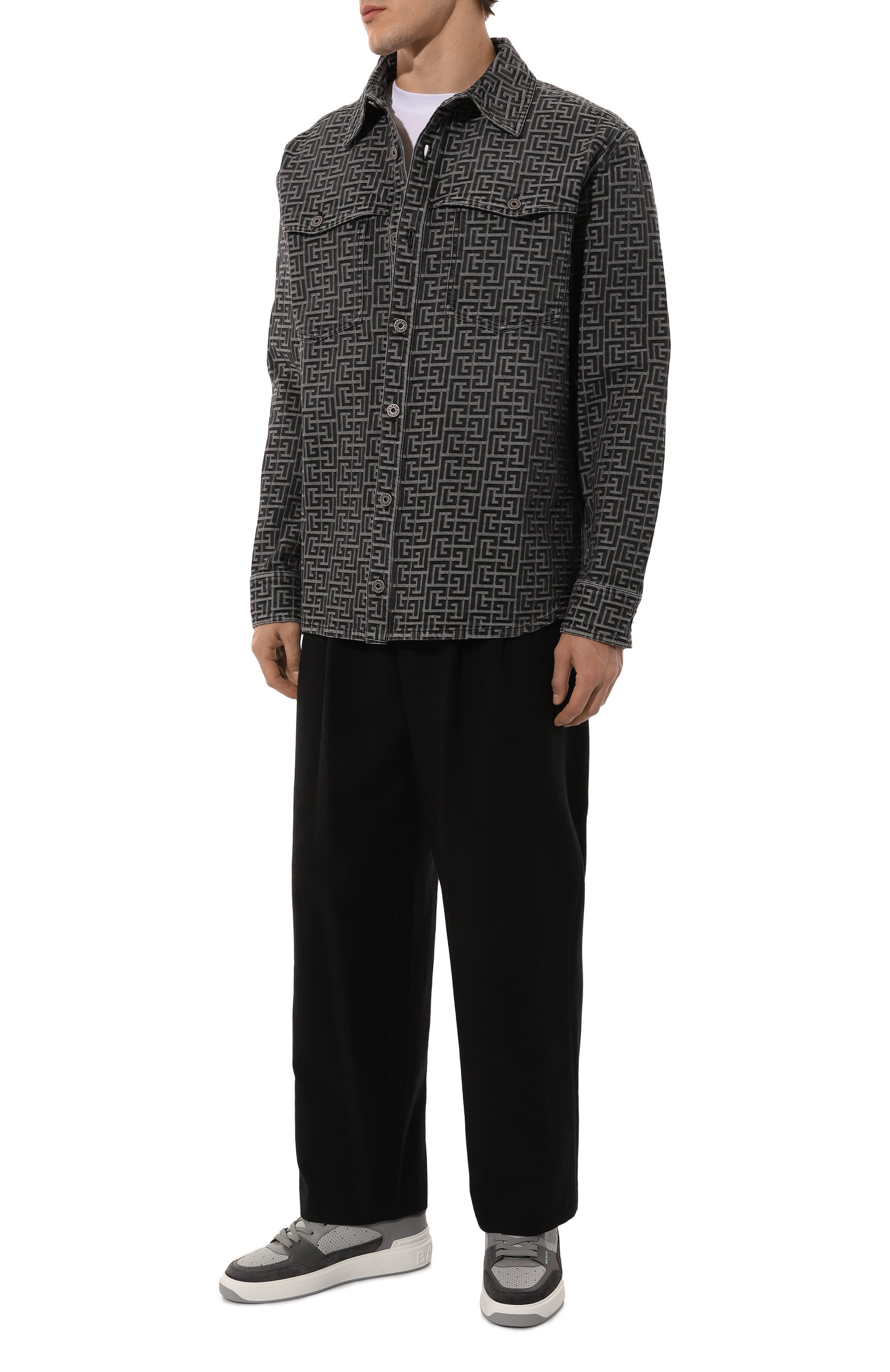 Джинсовая рубашка BALMAIN, арт. BH1HC088/DD68, фото 2