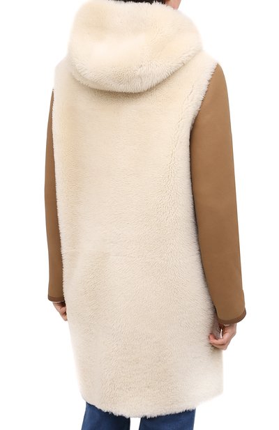 Дубленка LORO PIANA бежевого цвета по цене 1095000 руб., арт. FAL2392, фото 4 Дубленка LORO PIANA, арт. FAL2392, фото 4