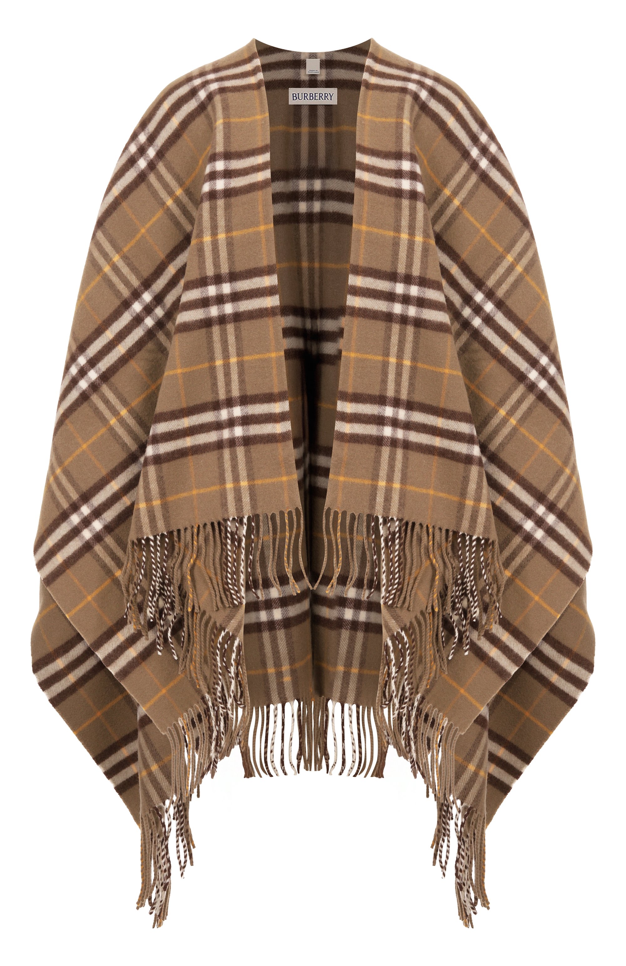 Пончо из шерсти и кашемира BURBERRY, арт. 8112996, фото 1