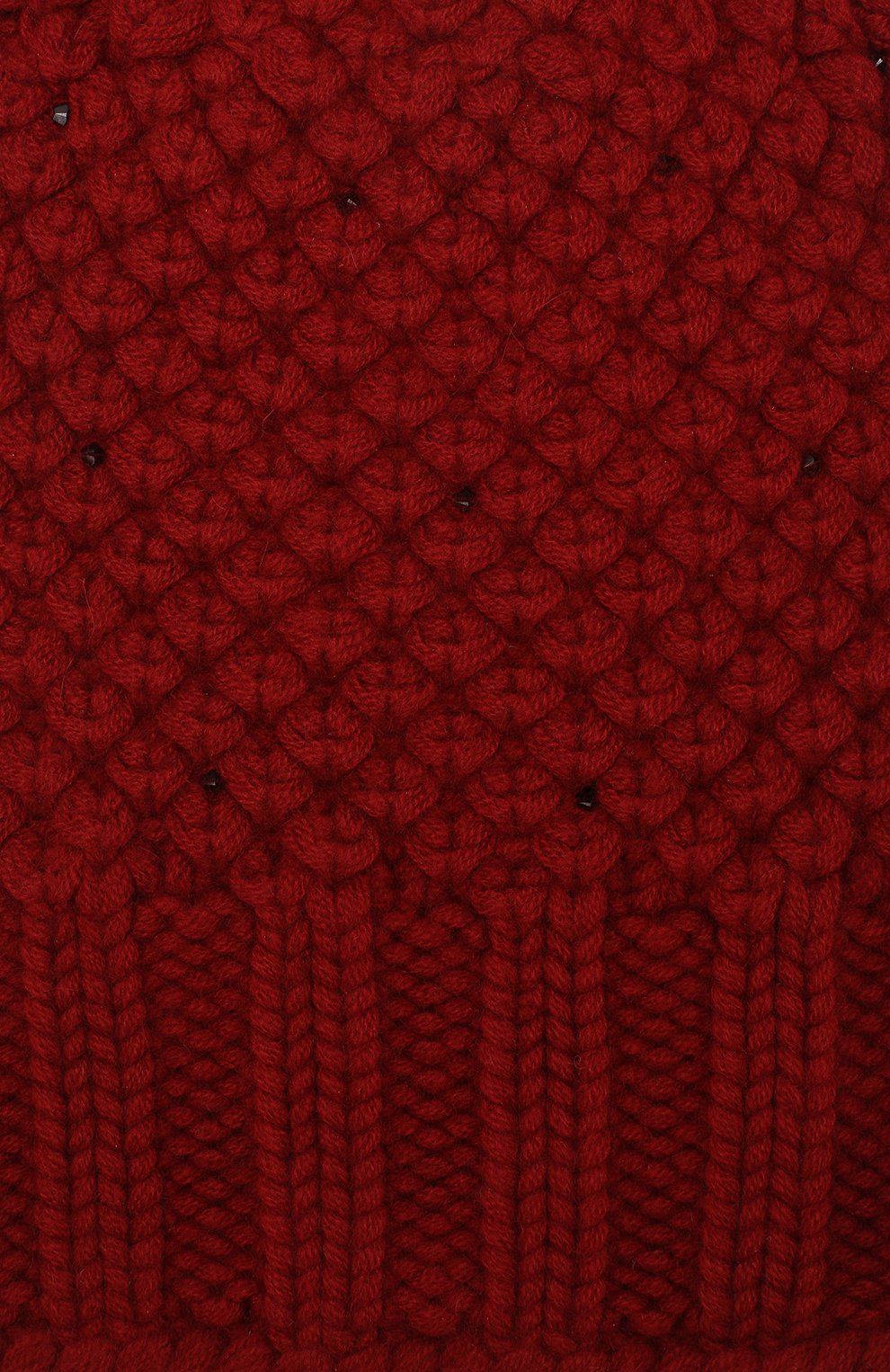 Кашемировая шапка gray glace фактурной вязки LORO PIANA, арт. FAI3508, фото 3