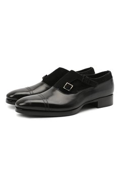 Кожаные монки SANTONI, арт. MCLE17415LE1FLTUN51, фото 1