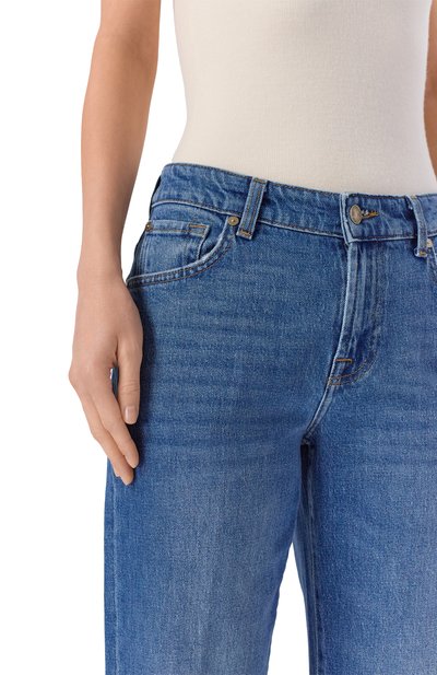Джинсы calie 7 FOR ALL MANKIND синего цвета по цене 26750 руб., арт. 7U518C65-EPR, фото 5 Джинсы calie 7 FOR ALL MANKIND, арт. 7U518C65-EPR, фото 5