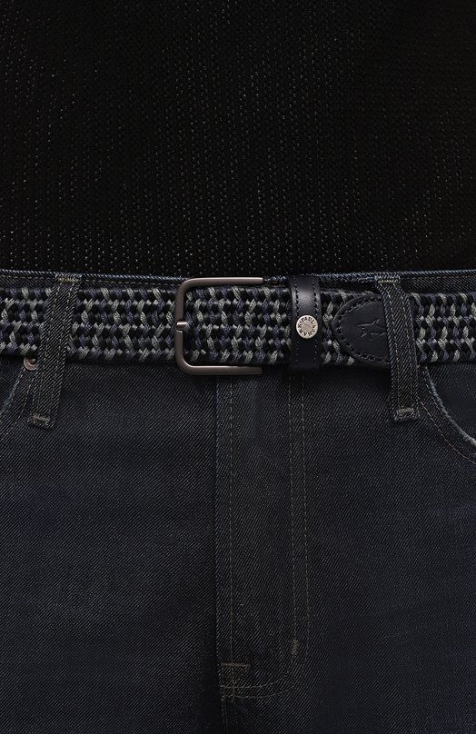 Комбинированный ремень Paul&Shark 14316005 Синий  14316005 Фото 2