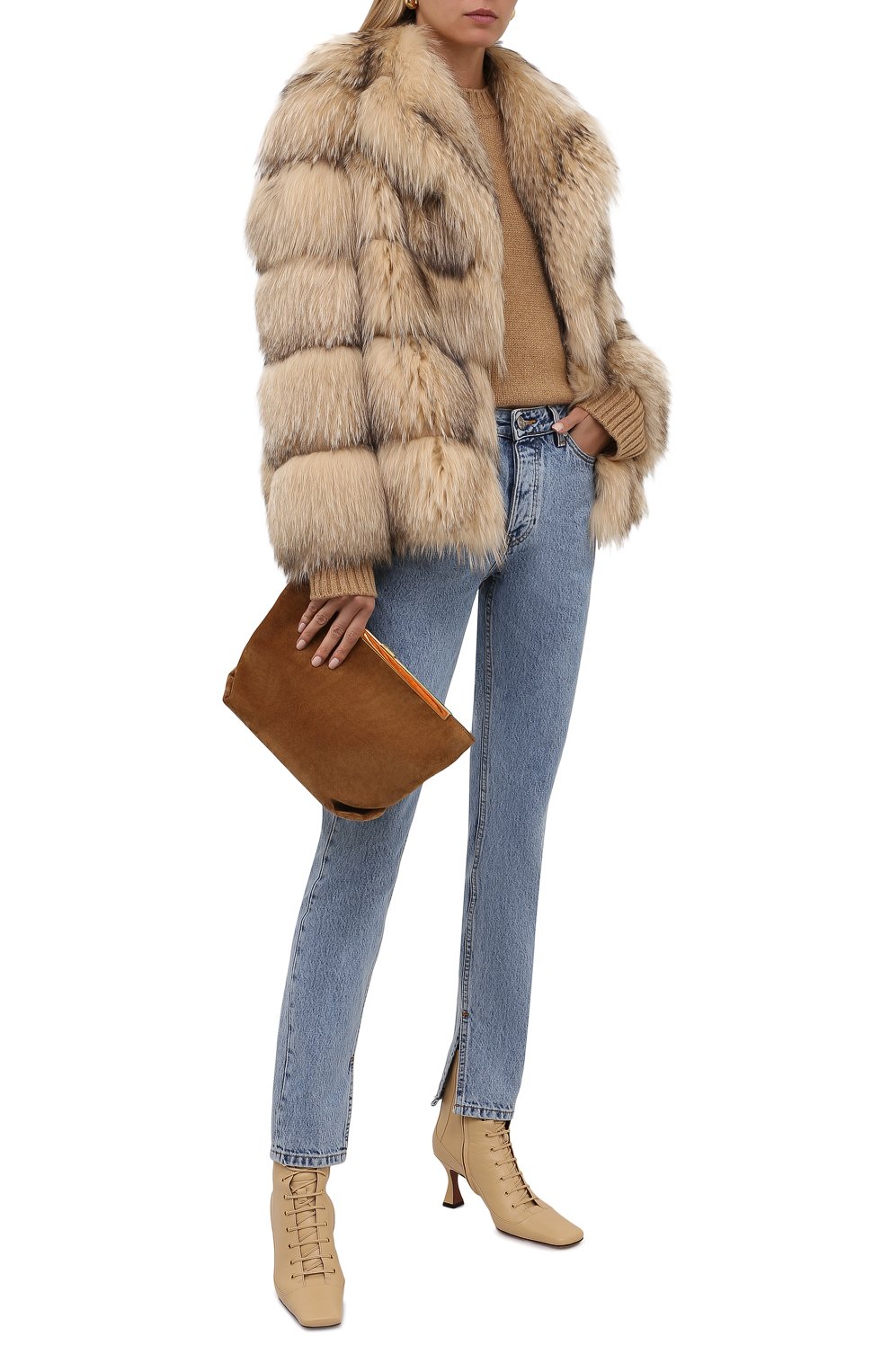 Шуба из меха лисы SIMONETTA RAVIZZA, арт. F01JA38F1/274, фото 2