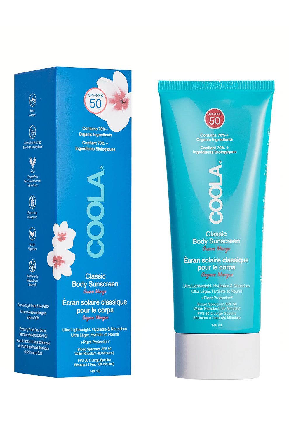 Солнцезащитный крем для тела "гуава-манго" spf 50 (148ml) COOLA, арт. CL10358, фото 2