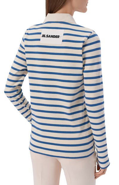 Хлопковое поло JIL SANDER, арт. J40GL0103/J46497, фото 4