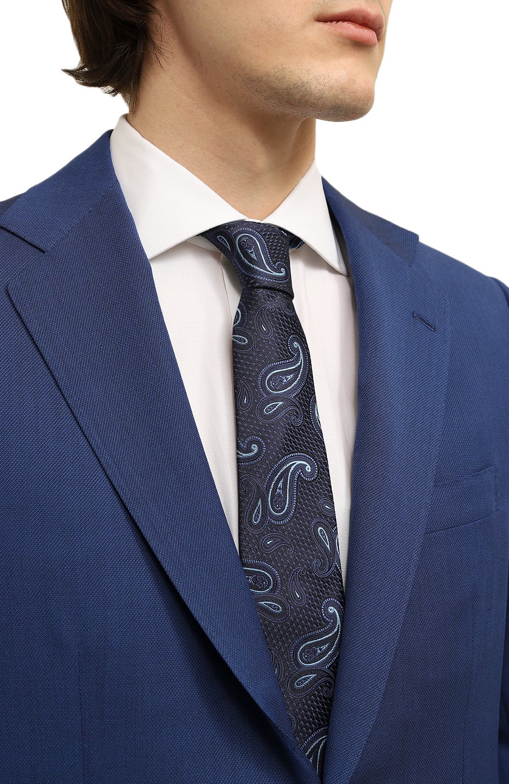 Шелковый галстук CANALI, арт. 18/HJ03656, фото 2