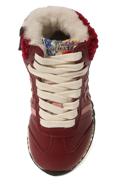 Высокие кроссовки из кожи PREMIATA WILL BE, арт. ADAM M/16M81714/T0D, фото 4