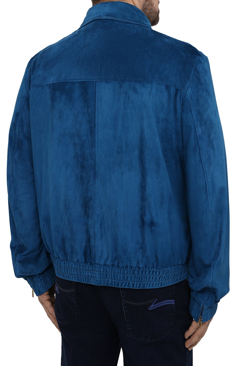 Замшевый бомбер ZILLI, арт. MAV-J0CKE-01003/2002/60-64, фото 4