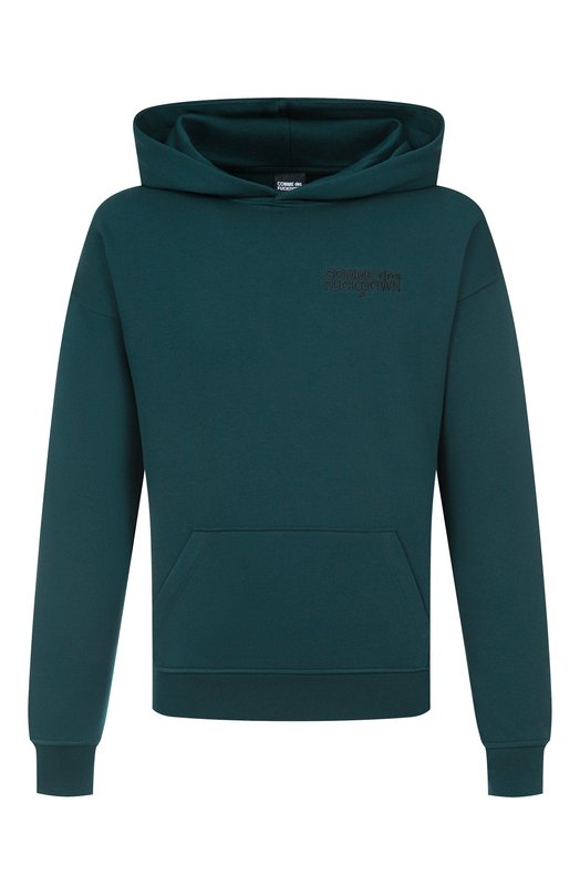 Хлопковое худи Comme des Fuckdown CFABM01725 Зелёный CFABM01725