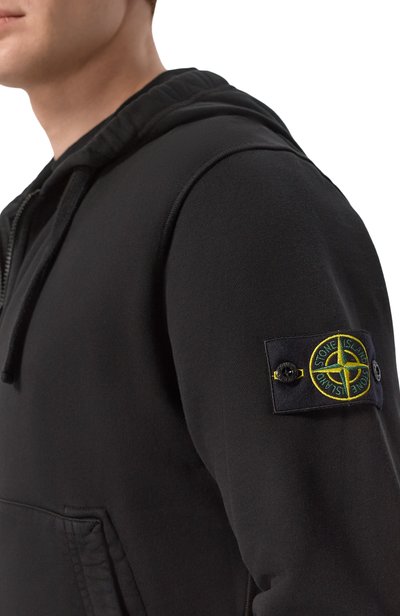 Хлопковая толстовка STONE ISLAND черного цвета по цене 49950 руб., арт. K2S156100061/S0051, фото 5 Хлопковая толстовка STONE ISLAND, арт. K2S156100061/S0051, фото 5