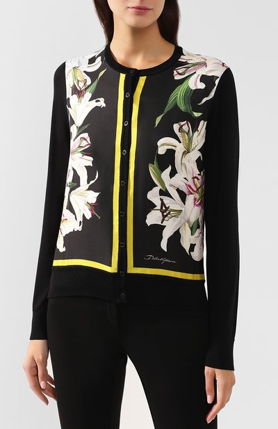Шелковый кардиган DOLCE & GABBANA, арт. FX451T/JASHA, фото 3