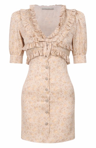 Женское шелковое платье ALESSANDRA RICH, арт. FABX4297/F4670