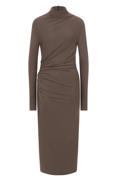 Женское платье из вискозы и шерсти BRUNELLO CUCINELLI, арт. MP929AFK41