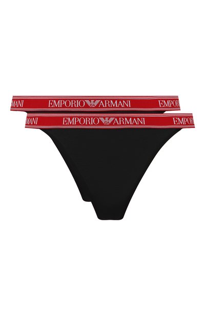 Женские комплект из двух трусов-стрингов EMPORIO ARMANI, арт. 164522/2R227