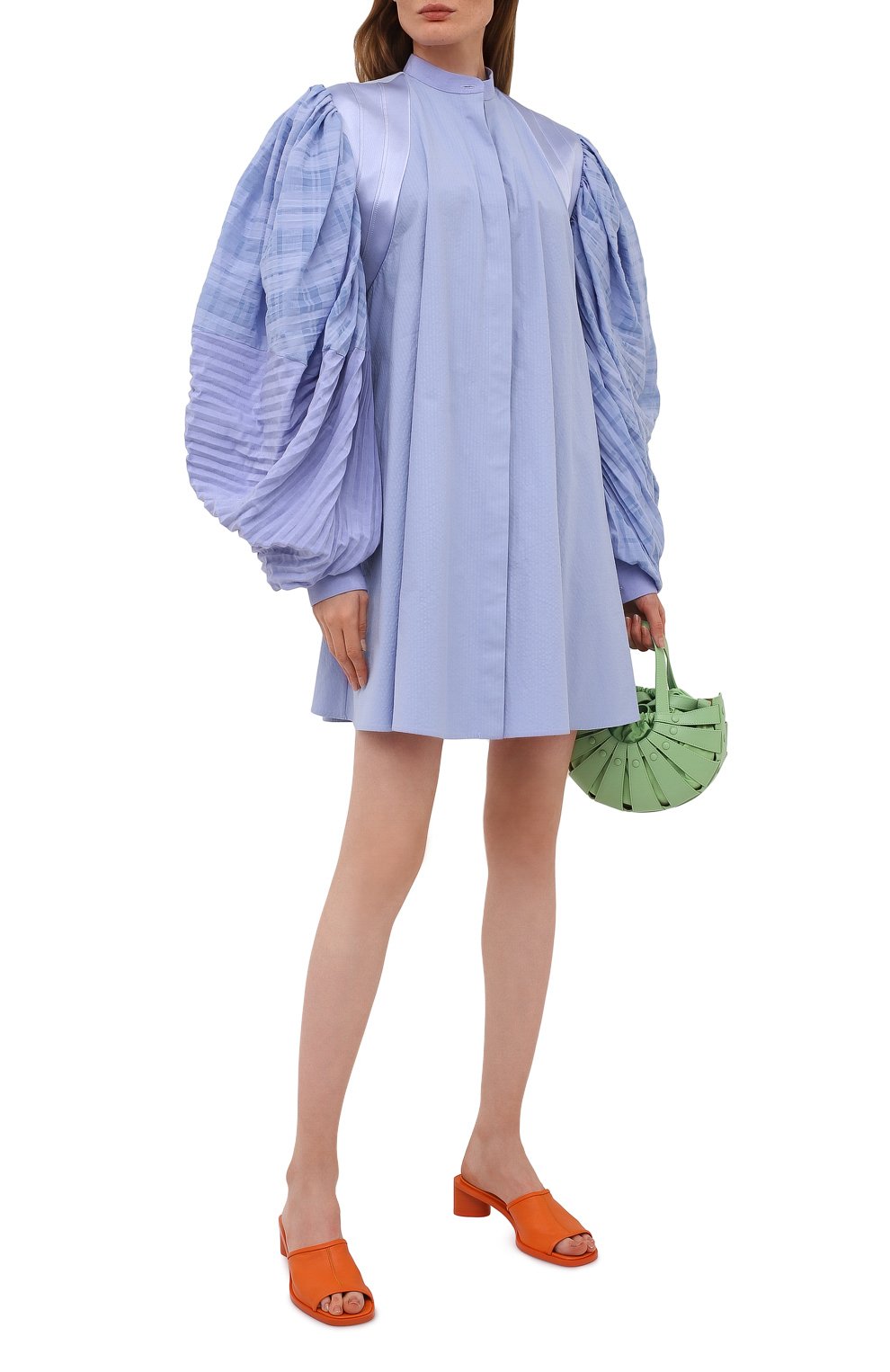 Платье LOEWE голубого цвета по цене 530500 руб., арт. S540Y09XA3, фото 2 Платье LOEWE, арт. S540Y09XA3, фото 2