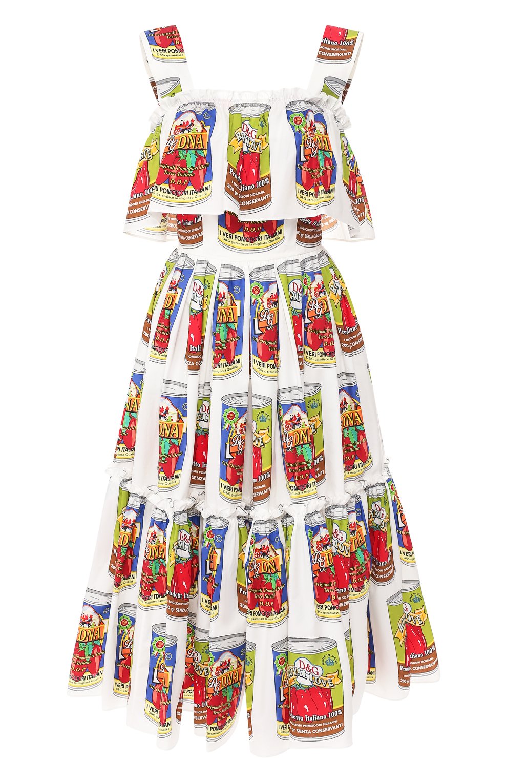 Хлопковое платье DOLCE & GABBANA, арт. F6E1XT/HS5EF, фото 1