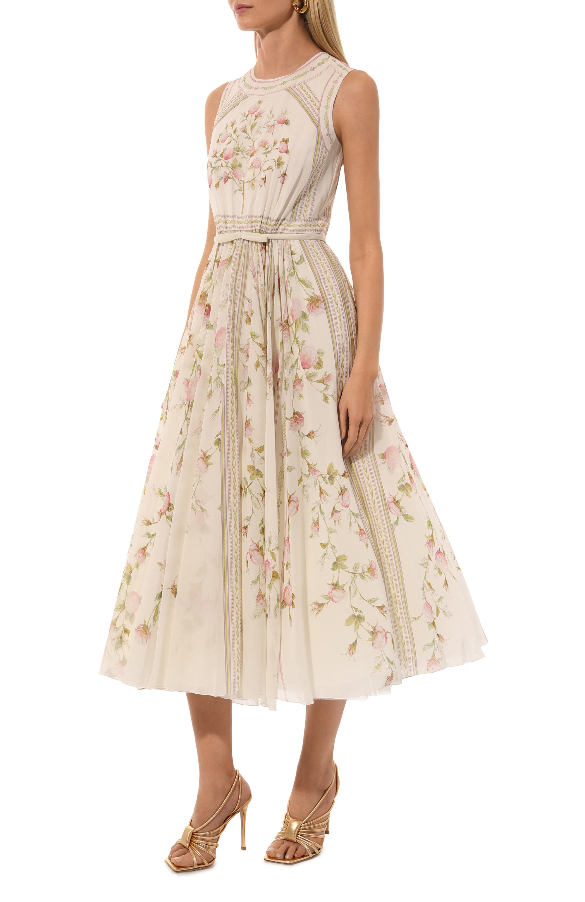 Шелковое платье GIAMBATTISTA VALLI, арт. 24FWPVCA5006-60PRI, фото 3