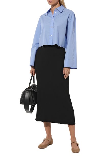 Замшевые балетки mary ribbon 05 GIANVITO ROSSI, арт. G22164.05CU0.CAMCAML, фото 2