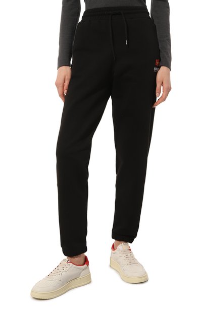 Хлопковые джоггеры KENZO черного цвета по цене 37050 руб., арт. FC62PA7004MF/99J, фото 3 Хлопковые джоггеры KENZO, арт. FC62PA7004MF/99J, фото 3