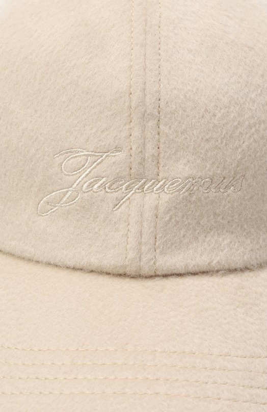 Шерстяная бейсболка Jacquemus 25HACU00779/AW00701 Бежевый  25HACU00779/AW00701 Фото 3